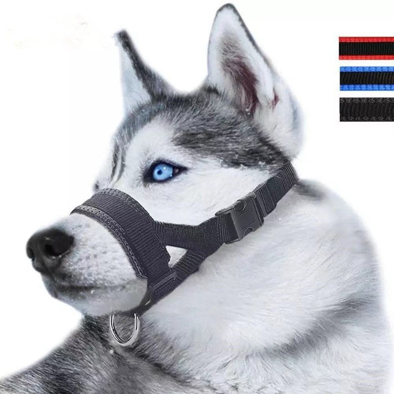 🐶 Museruola regolabile per cani – traspirante, anti morso e antiabbaio