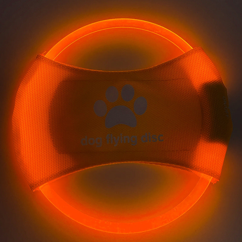 🐶 Disco Volante LED per Cani – Gioco Luminoso per Allenamento Giorno e Notte
